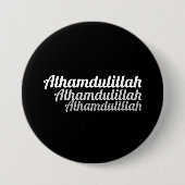 Triple Alhamdulillah Black Button (Vorderseite)