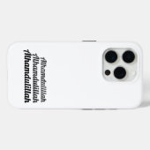 Triple Alhamdulillah Weiß Case-Mate iPhone Hülle (Rückseite (Horizontal))