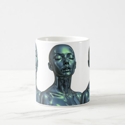 Triple Android Reflection Kaffeetasse (Mittel)