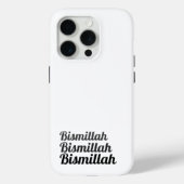 Triple Bismillah White Case-Mate iPhone Hülle (Rückseite)