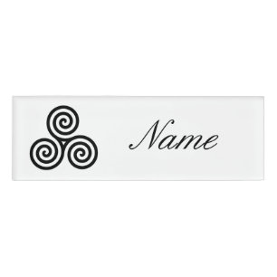 Triple Black Spiral Thunder_Cove Namenschild