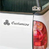 Triple Black Spirals Thunder_Cove Autoaufkleber (Auf Lkw)
