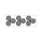 Triple Black Spirals Thunder_Cove Gummistempel (Stempel)
