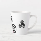 Triple Black Spirals Thunder_Cove Milchtasse (Rechts)