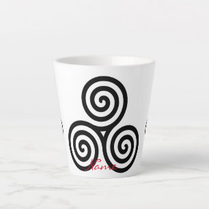 Triple Black Spirals Thunder_Cove Milchtasse