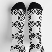 Triple Black Spirals Thunder_Cove Socken (Oben)