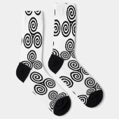 Triple Black Spirals Thunder_Cove Socken (Rechts)