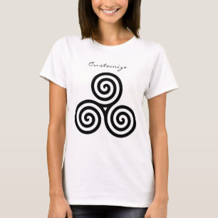 Triple Black Spirals Thunder_Cove T-Shirt