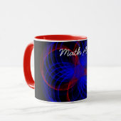 Triple Blueberry Accent Math Art Coffee Tasse (Vorderseite Links)