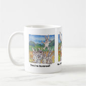 Triple Buns Cartoon Tasse (Links)