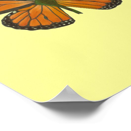 Triple Butterfly Poster Horizontal (Ecke)