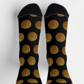 Triple Celtic Knot Swirl Mandala Socken (Oben)