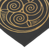Triple Celtic Knot Swirl Mandala Tischläufer (Ecke)