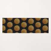 Triple Celtic Knot Swirl Mandala Yogamatte (Vorderseite (Horizontal))