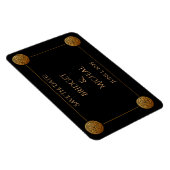 Triple Celtic Knot Swirl Wedding Magnet (Rechte Seite)