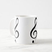 Triple Clef Musical Note, Kaffeetasse (Vorderseite Links)
