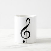 Triple Clef Musical Note, Kaffeetasse (Mittel)