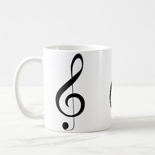 Triple Clef Musical Note, Kaffeetasse (Links)