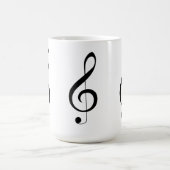 Triple Clef Musical Note, Kaffeetasse (Mittel)