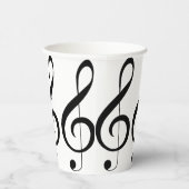 Triple Clef Musical Note, Pappbecher (Rechts)