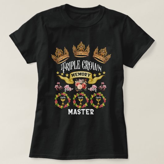 Triple Crown Memorial Master CC Floral T-Shirt (Design vorne)