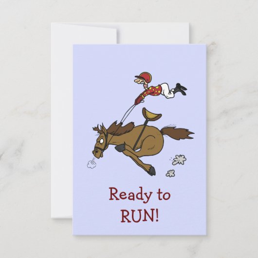 Triple Crown Race Party Einladung (Vorderseite)