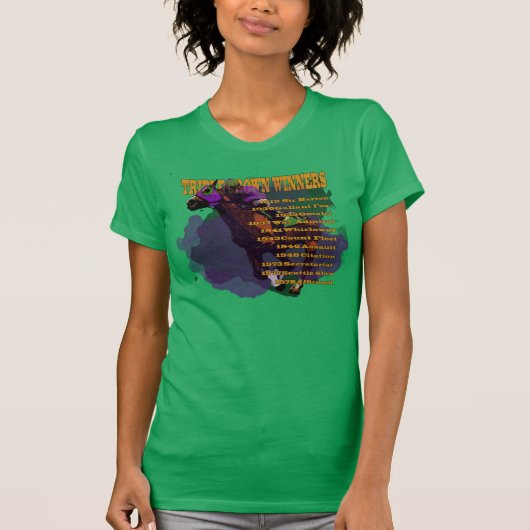 Triple Crown-Sieger T-Shirt (Vorderseite)