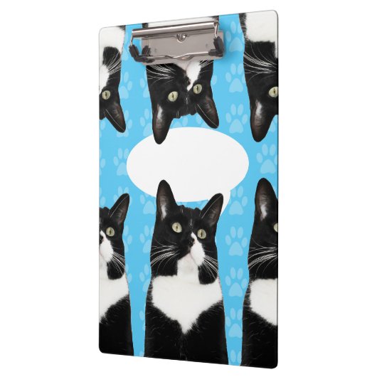 Triple Cute Kitty Make Statement Spaß Art Klemmbrett (Links)