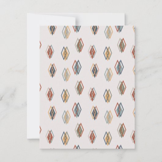 Triple Diamonds Mitteilungskarte (Vorderseite)