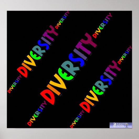 Triple Diversity Cubed Poster (Vorne)