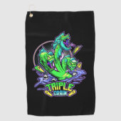 Triple Drain Turnier Handtuch (Vorderseite)