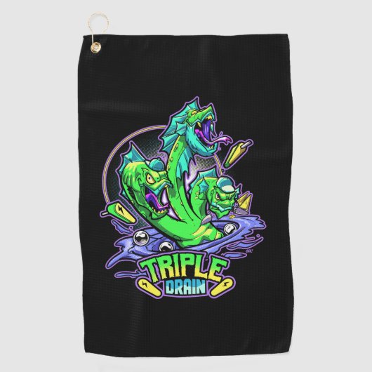 Triple Drain Turnier Handtuch (Vorderseite)