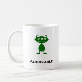 Triple Eye Adorkable Green Kaffeetasse