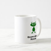 Triple Eye Biophysik Rocks grün Kaffeetasse (VorderseiteRechts)