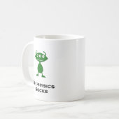 Triple Eye Biophysik Rocks grün Kaffeetasse (Vorderseite Links)