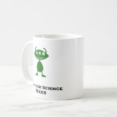 Triple Eye Computer Science Rocks grün Kaffeetasse (Vorderseite Links)
