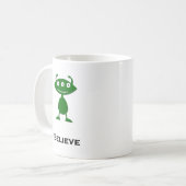Triple Eye glaubt grün Kaffeetasse (Vorderseite Links)