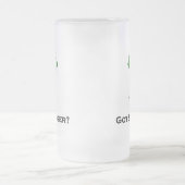 Triple Eye Got Swagger grün Mattglas Bierglas (Mittel)