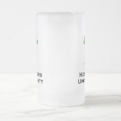 Triple Eye Heisenberg Unsicherheit grün Mattglas Bierglas (Mittel)