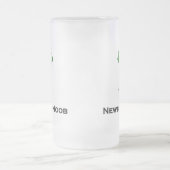 Triple Eye Newbie McNoob grün Mattglas Bierglas (Mittel)