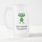 Triple Eye Software Caliente Green Mattglas Bierglas (Links)