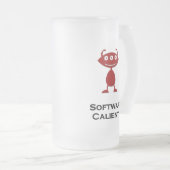 Triple Eye Software Caliente Red Mattglas Bierglas (VorderseiteRechts)