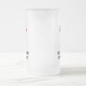 Triple Eye Software Caliente Red Mattglas Bierglas (Mittel)