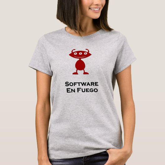 Triple Eye Software En Fuego Red T-Shirt (Vorderseite)