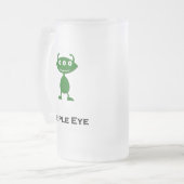 Triple Eye Triple Eye Green Mattglas Bierglas (Vorderseite Links)