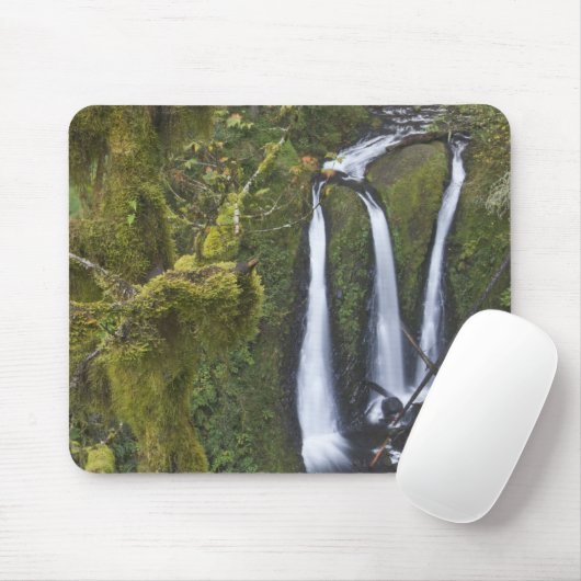 Triple Falls, Columbia River Gorge Mousepad (Mit Mouse)