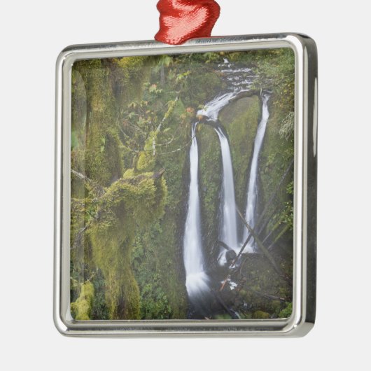 Triple Falls, Columbia River Gorge Ornament Aus Metall (Links)
