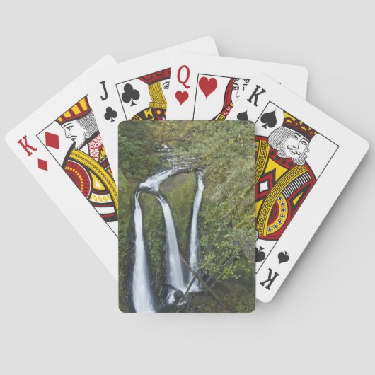 Triple Falls, Columbia River Gorge Spielkarten (Rückseite)