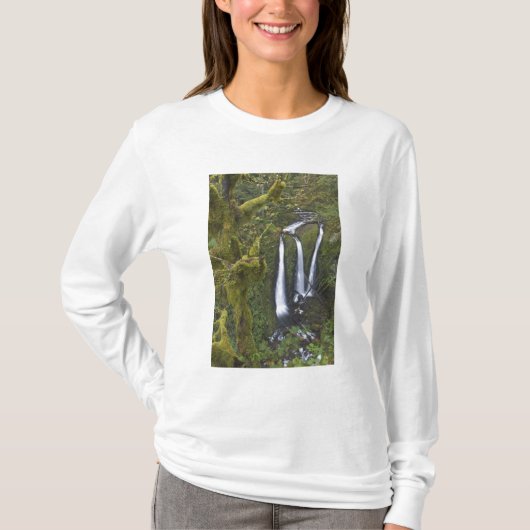 Triple Falls, Columbia River Gorge T-Shirt (Vorderseite)