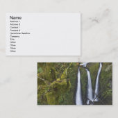 Triple Falls, Columbia River Gorge Visitenkarte (Vorne/Hinten)